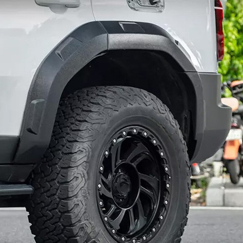 Set For 2024-2025 Land Cruiser LC250 Off-Road Style Black Wheel Fender Flares ` - Picture 4 of 13