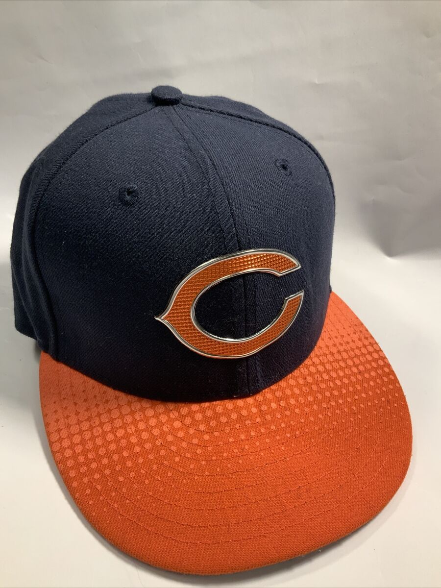 Chicago Bears NFL New Era Hat 6 3 4 Hat Cap Navy Logo Under Brim eBay