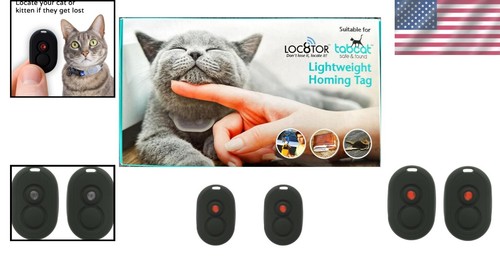 Pack of 2 Real-Time Tracking Tags for TabCat V2 - Lightweight Pet Locators - Picture 2 of 8
