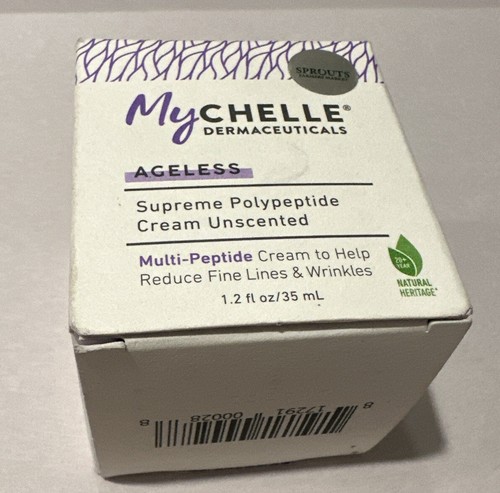 Supreme Polypeptide Face Cream Unscented 1.2 Oz MyChelle Dermaceuticals - Picture 4 of 9