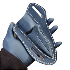 Leather Sheath Fixed Blade Knife Belt Tool Carry Case Cover-Holster-Multi-tool