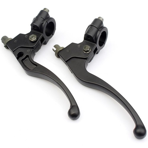 2Pcs Black Motorcyle Brake Clutch Lever For Honda C/CR/CRF/XL/XR80 100 125 250 - Picture 3 of 9