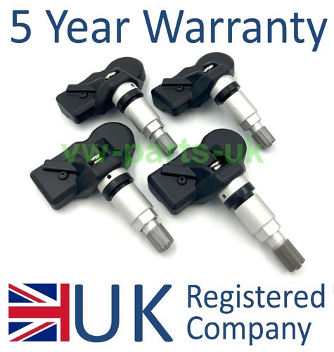 4x TPMSS Capteur Pression des Pneus 5Q0907275B pour AUDI SKODA VW PORSCHE BENTLEY - Photo 5 sur 6