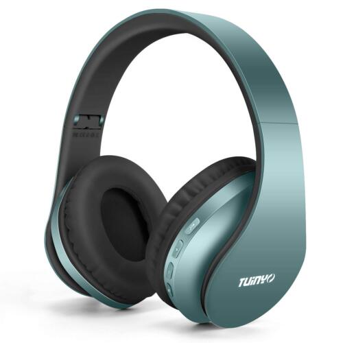 Wireless Headphones Over Ear Bluetooth Headphones with Microphone Foldable St...