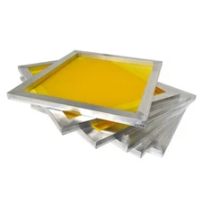 TECHTONGDA Screen Printing Aluminum Frame 10"*14" 6pcs 305 Mesh (120T) Yellow