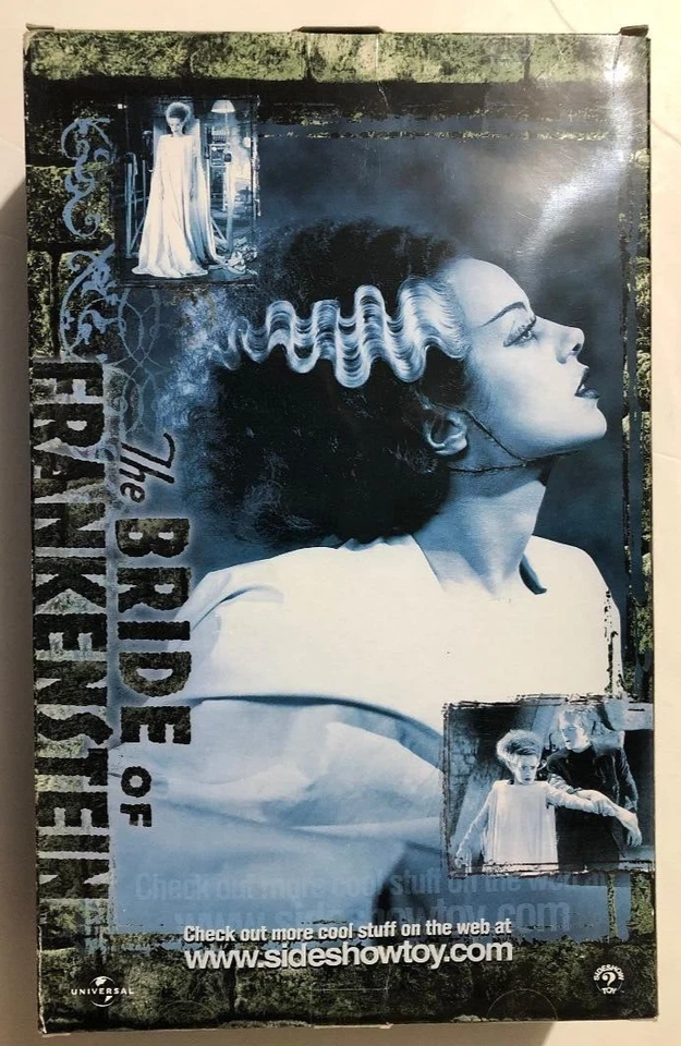Juego de figuras 2001 Sideshow la novia de Frankenstein Elsa Lanchester 12" 1/6 Foto 3 de 3