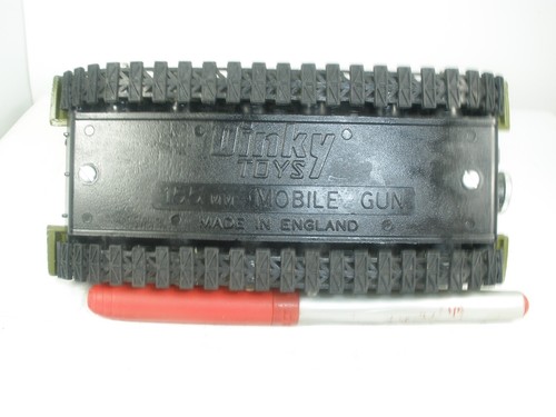 Made in England Dinky Toys 155mm Mobile Gun #654 Great Condition W/AMMO - Picture 11 of 11