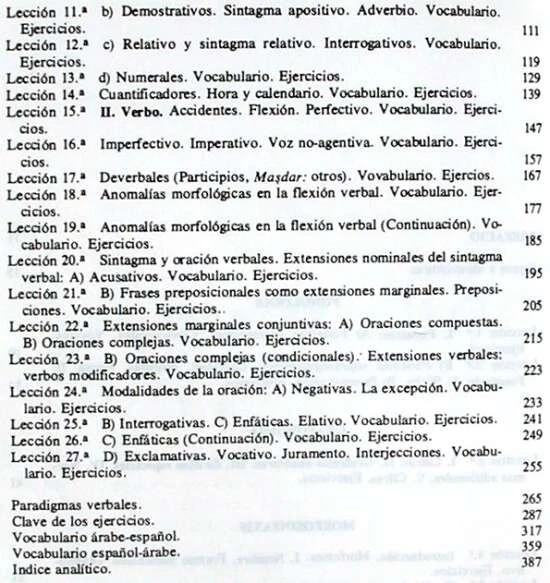 GRAMÁTICA ÁRABE - FEDERICO CORRIENTE - ED. HERDER 1992 - VER DESCRIPCIÓN Y FOTOS - Imagen 4 de 4