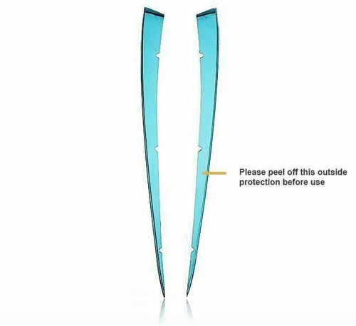 For Toyota Camry SE XSE 2x Stainless Bumper Front Center Grill Grille Cover Trim - Bild 7 von 12