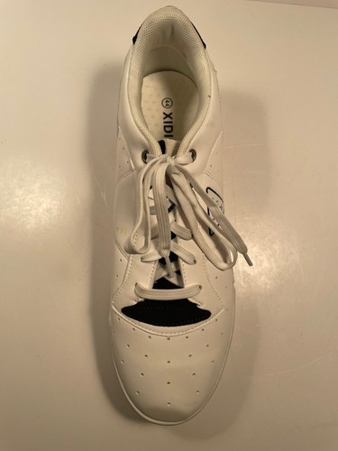 XIDISO Mens White Sz US 11, Euro 44, Fashion Sneakers Virtually New - Picture 9 of 11