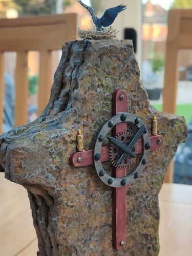 Shrine - Trench Crusade Grimdark Hellscape D&D DnD Scatter Terrain ttrpg 32mm - Picture 7 of 9