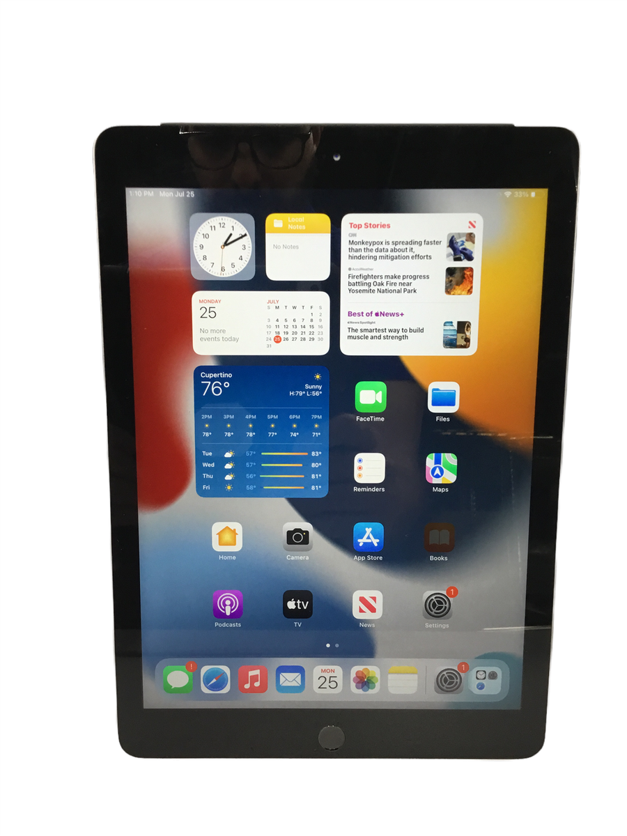 美品】 iPad 第6世代 Wi-Fi+Cellular 32GB シルバー MR6P2J/A au 美品】 iPad 第6世代 Wi-Fi+Cellular 32GB シルバー MR6P2J/A au
