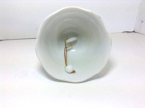 VINTAGE = ENESCO = PORZELLAN GLOCKE "WISHING YOU THE SPECIAL JOY THAT ONLY CHRISTMAS BITS - Bild 5 von 6
