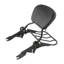 Detachable Backrest Sissy bar & Luggage Rack Fits For Harley Touring 2009-25 24