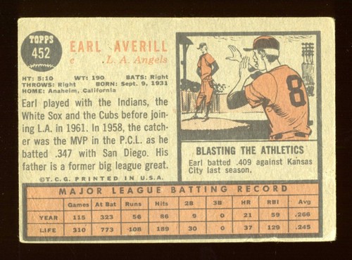 1962 Topps Baseball Cards - YOU Pick... - Picture 55 of 81