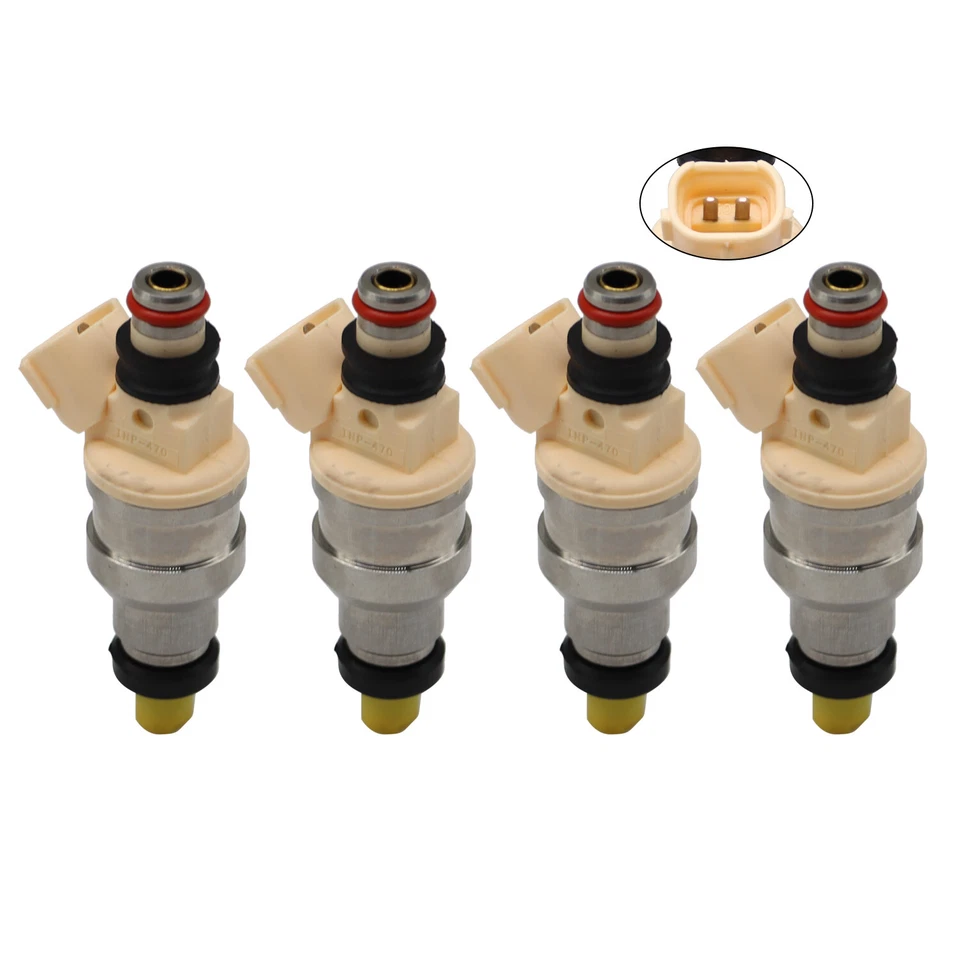 4x Fuel Injectors 15710-58B00 For Suzuki Geo Sidekick Tracker X-90 1.6L INP-470 Foto 3 de 4