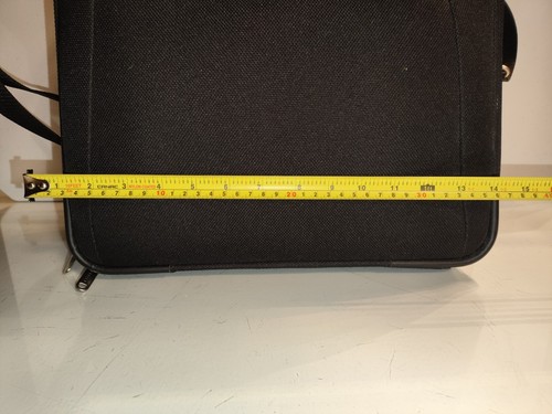Like New Delsey Luggage Personal Carry-On Bag Tote 13.5" x 16" x 9" Black - Picture 12 of 13