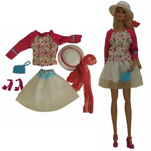 1/6 Dolls Clothes Outfits Set Shirt Coat Jacket Skirt Dress Pant Accessory 11.5" - Picture 32 of 37