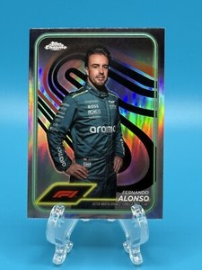 FERNANDO ALONSO 2024 Topps Chrome Formula 1 Refractor #11