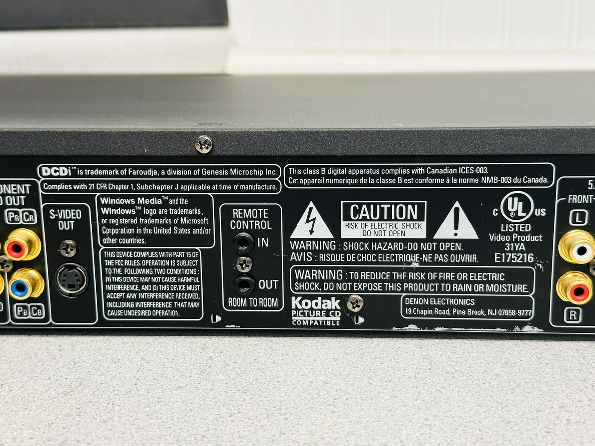 DENON DVD-1920 DVD Player HDMI Super Audio CD Player DCDI