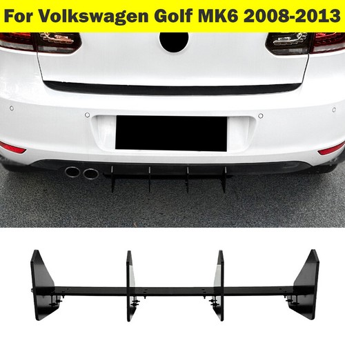 Heckdiffusor Stoßstange Heck Diffusor Spoiler Lippe Für VW Golf 6 MK6 2008-2013 - Picture 5 of 14