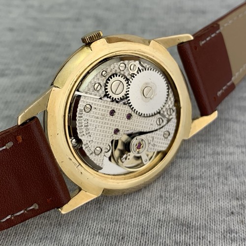Vintage Montine Switzerland Herrenuhr 1965 17J Gold Filled neues Kristall & Armband - Bild 16 von 16