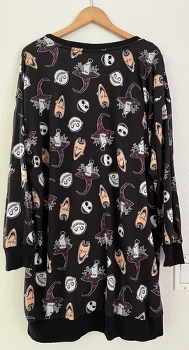 DISNEY "The Nightmare Before Christmas" Black Pullover L/S Sweatshirt Women’s 2X - Picture 3 of 20