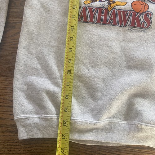 Vintage 90’s Kansas Jayhawks Sweatshirt Size Kids Youth Large - Picture 6 of 7