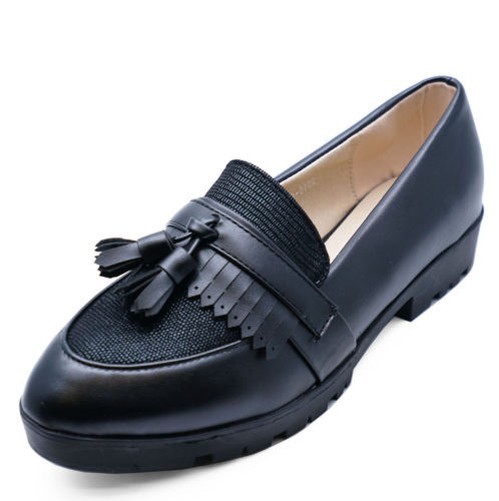 Mujer Negro Borla Mocasines Sin Cordones Con Tacos Plano Elegante Cómodo Mujer Negro Borla Mocasines Plano Sin Cordones Con Tacos Plano Mocasines Elegante Cómodo 117ddb