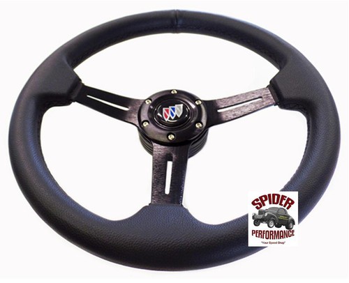 1969-1989 Buick leather steering wheel 13 3/4" DRIFTER - Picture 6 of 11