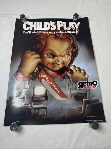 Childs Play RARE Scream Factory Poster 18x24” Horror Shout Movie Chucky