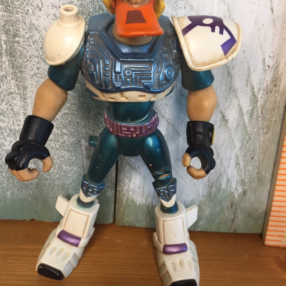 Figura de acción Mighty Ducks Puck Bomber Nosedive 5,5" Disney de colección Foto 4 de 4