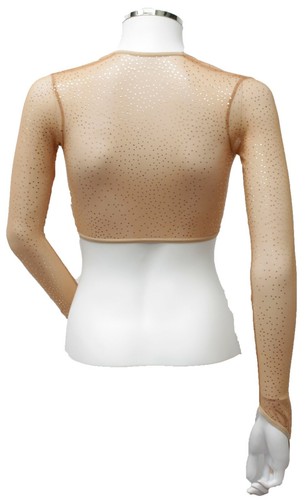 BRIDAL WEAR BOLERO SHRUG LACE BRIDE WEDDING DRESS SLEEVES STRETCH MESH ARM COVER - Picture 12 of 52