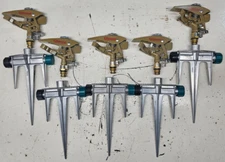 Gilmour/Ace Heavy Duty Adjustable Pulse Sprinkler Head 5800 Sq Ft Lot of 5