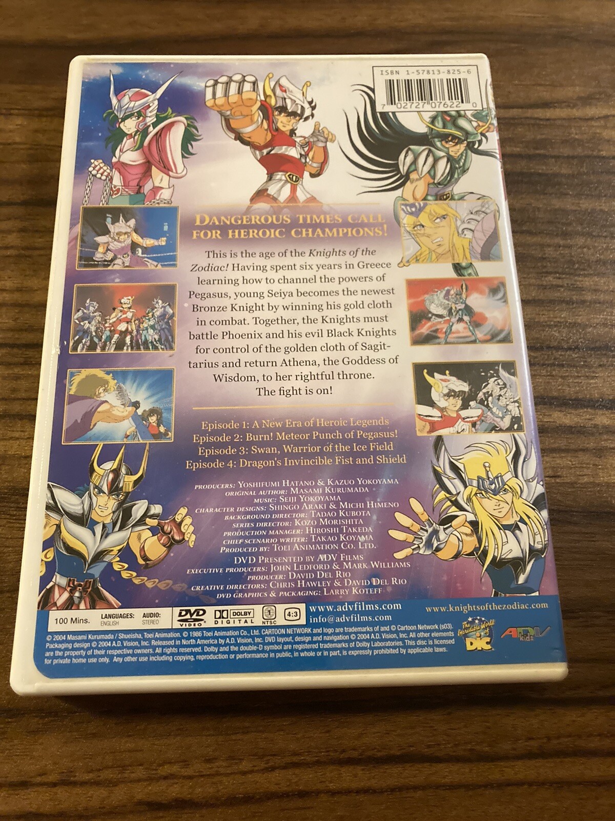 Knights Of The Zodiac Vol 1 The Power Of Pegasus Dvd 04 For Sale Online Ebay