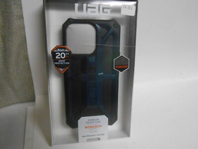 UAG Monarch Case for iPhone 13 Pro Blue Shockproof NEW
