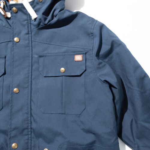 iSolid !Solid Mens Genuine Evan Navy Hooded Jacket Padded Puffer Parka Coat BNWT - Picture 7 of 14