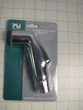 Plumb Works 679-1893 Universal Kitchen Faucet Side Sprayer Chrome Finish -NEW-