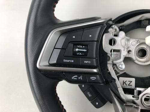2019 Subaru Forester Multifunction Steering Wheel Lane Assit Phone RED STICH - Picture 3 of 12