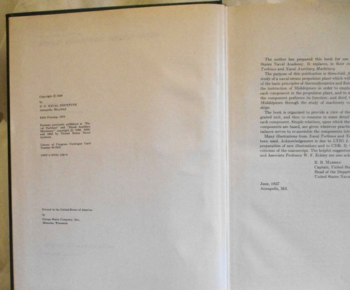Descriptive Analysis of Naval Turbine Propulsion Plants C.N. Payne 1970 (#3130) - Picture 4 of 5