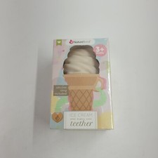 NatureBond Silicone Baby Teether - Cute Ice Cream Infant Teething Toy - 3 mos.