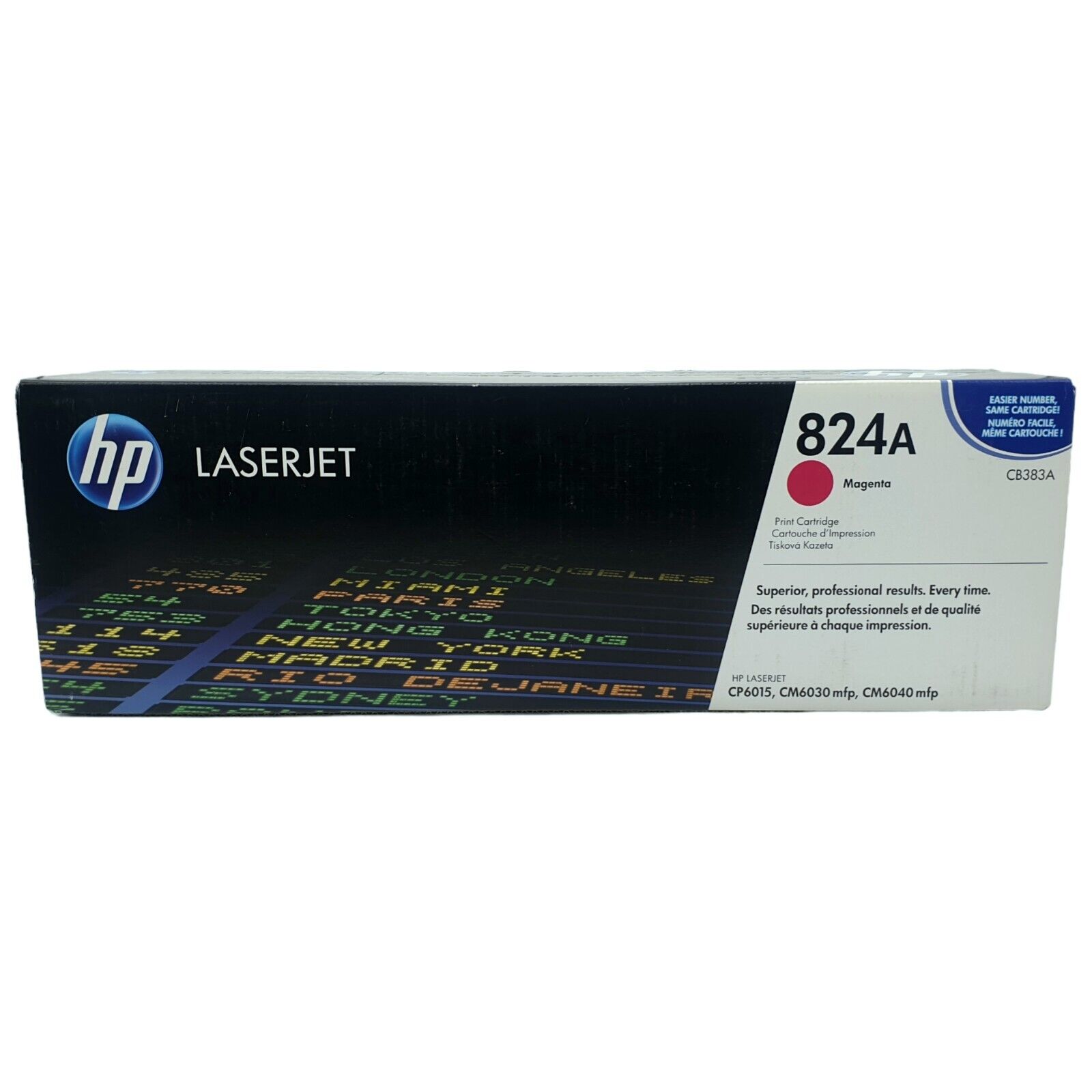 HP 824A Magenta Toner Cartridge CB383A Original Genuine Color LaserJet Printer