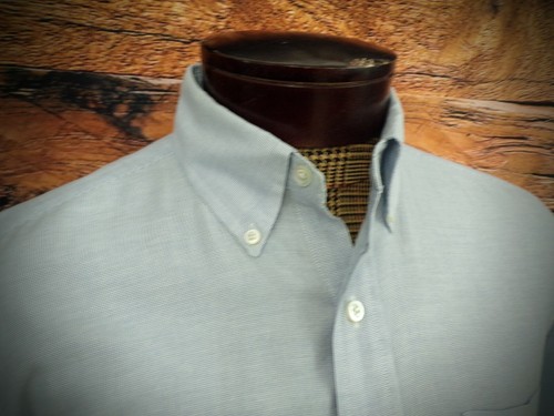 Ralph Lauren Classic Fit Long Sleeve Button Front Blue 100% Cotton Size Medium - Picture 4 of 10