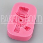 Happy Snowman Face Christmas Silicone Mould Cupcake Cake Topper Icing Snow Ice