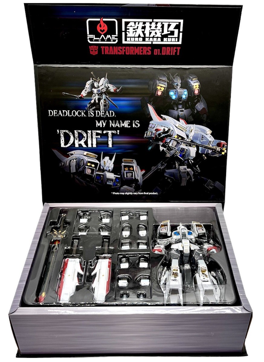 Transformers Kuro Kara Kuri #01 Drift Action Figure Flame Transformers Kuro Kara Kuri #01 Drift Action Figure Flame