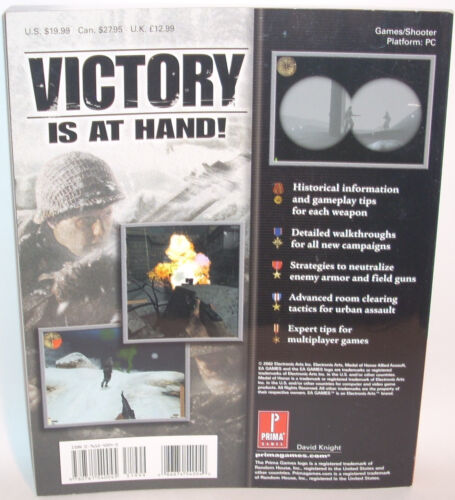 Medal of Honor Allied Assault SPEARHEAD Strategy Guide 2002 Prima PC Expansion - Bild 2 von 3