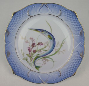 Fish-Plate-Royal-Copenhagen-Belone-Vulgaris-9-1-2-034-at-widest-part