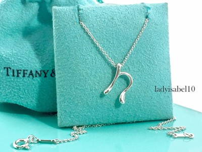 tiffany initials necklace