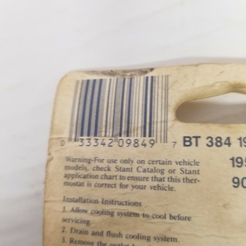 Stant 195° Thermostat No. 35849, BT 384 195, New Old Stock - Picture 4 of 4
