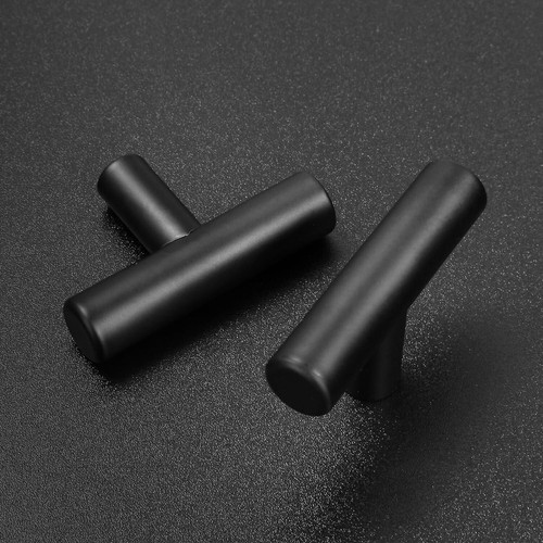 Kitchen Cabinet Handles Stainless Steel Drawer Pulls Knobs Matte Black 2pc - Picture 4 of 6